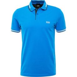 BOSS ATHLEISURE PAUL SLIM FIT Koszulka polo bright blue. Niebieskie koszulki polo męskie BOSS ATHLEISURE, z bawełny, polo. Za 379.00 zł.