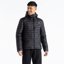 Kurtka Chilled Jacket. Czarne kurtki męskie Dare 2B, l, bez wzorów, bez ramiączek, bez kaptura. Za 200.00 zł.