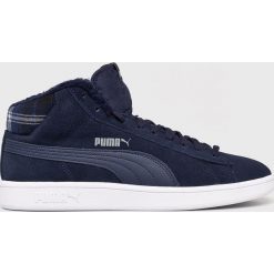 Puma - Buty Smash v2 Mid. Czarne buty sportowe na co dzień męskie Puma, z materiału, sportowe. W wyprzedaży za 239.90 zł.