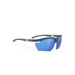 Okulary Rudy Project MAGNUS BLUE NAVY MATTE - Multilaser Blue. Brązowe okulary przeciwsłoneczne męskie Rudy Project, bez wzorów, sportowe. Za 880.00 zł.