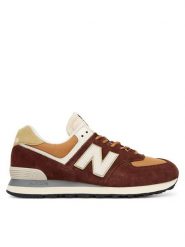 New Balance Sneakersy U574MRR Brązowy. Brązowe buty sportowe na co dzień męskie New Balance, m, bez wzorów, ze skóry, bez ramiączek, bez kaptura. Za 439.00 zł.