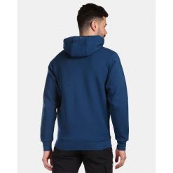 Bluza z kapturem Kilpi Avila. Niebieskie bluzy nierozpinane męskie Kilpi, l, bez wzorów, z bawełny, z kapturem. Za 241.31 zł.