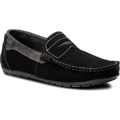 Mokasyny LASOCKI FOR MEN - NE-235 Czarny Szary. Czarne mokasyny męskie Lasocki For Men, z materiału, bez zapięcia. W wyprzedaży za 99.98 zł.