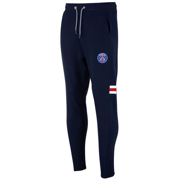Spodnie treningowe PSG dla dorosłych. Niebieskie długie spodnie sportowe męskie PSG, bez wzorów, z dresówki, do piłki nożnej. Za 219.99 zł.