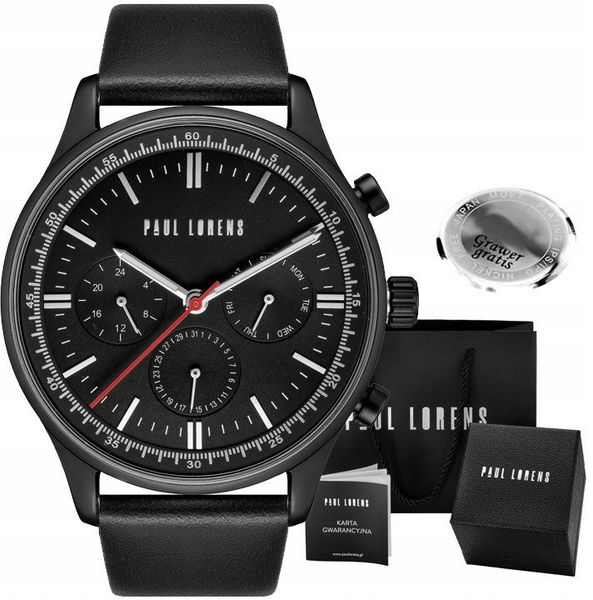 Zegarek męski Paul Lorens FABER-1A3 Z GRAWEREM. Zegarki męskie Paul Lorens. Za 219.00 zł.
