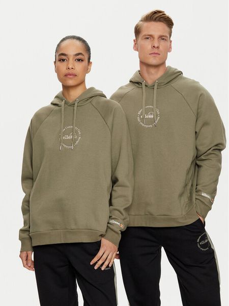 Ellesse Bluza Unisex Barcelona SHX21062 Zielony Regular Fit. Zielone bluzy nierozpinane męskie Ellesse, m, bez wzorów, z bawełny, bez ramiączek, bez kaptura. Za 179.99 zł.