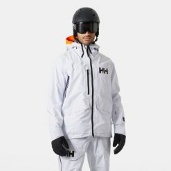 Kurtka narciarska Helly Hansen Ridge Infinity. Białe kurtki narciarskie i snowboardowe męskie Helly Hansen, na zimę, m, bez wzorów, bez kaptura, narciarskie. W wyprzedaży za 2,565.00 zł.