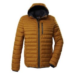 Kurtka z kapturem Killtec GW 28. Brązowe kurtki męskie KILLTEC, na zimę, m, bez wzorów, z puchu, bez ramiączek, z kapturem. Za 548.50 zł.