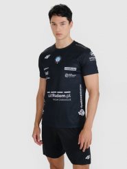 4F Koszulka meczowa replika domowa z sezonu 2024/25 męska 4F x Czarni Radom - multikolor XXL. Czarne t-shirty męskie 4f, m, bez wzorów, z dzianiny, bez kołnierzyka, bez ramiączek. Za 149.99 zł.