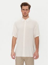 Jack & Jones Koszula Joshua 12271078 Biały Relaxed Fit. Białe koszule męskie Jack & Jones, m, bez wzorów, z wiskozy, bez kołnierzyka, bez ramiączek. Za 59.99 zł.