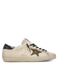 Golden Goose Sneakersy Super-Star Classic With List GMF00101,F007516,83112 Biały. Białe buty sportowe na co dzień męskie GOLDEN GOOSE, m, bez wzorów, ze skóry, retro, bez ramiączek, bez kaptura. Za 2,269.00 zł.