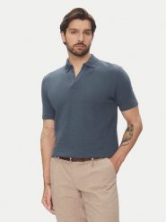 Marc O'Polo Polo 524 3021 53176 Niebieski Regular Fit. Niebieskie koszulki polo męskie Marc O'Polo, l, bez wzorów, z bawełny, bez kołnierzyka, bez ramiączek. Za 249.99 zł.