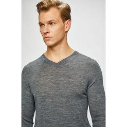 S. Oliver - Sweter. Szare swetry męskie s.Oliver BLACK LABEL, z dzianiny, z krótkim rękawem. W wyprzedaży za 179.90 zł.
