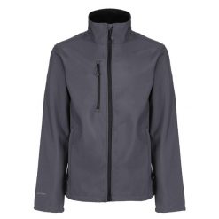 Kurtka Softshellowa Męska. Szare kurtki softshell męskie Regatta, m, bez wzorów, z softshellu, bez kaptura, trekkingowe. Za 171.99 zł.