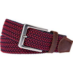 Pasek Czerwony Pleciony Braid. Czerwone paski męskie marki LANCERTO, w paski, z bawełny, casualowe. Za 89.90 zł.