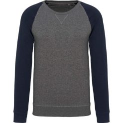 Bluza z okrągłym dekoltem Kariban bicolore Manches Raglan. Niebieskie bluzy nierozpinane męskie KARIBAN, m, bez wzorów, bez ramiączek, bez kaptura. Za 118.50 zł.