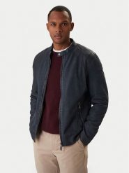 Milestone Kurtka skórzana Nevio 612203 60780 Granatowy Regular Fit. Niebieskie kurtki męskie Milestone, m, bez wzorów, ze skóry, bez ramiączek, bez kaptura. Za 1,749.00 zł.