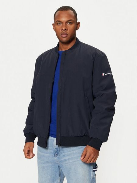Champion Kurtka bomber 220344 Granatowy Regular Fit. Niebieskie kurtki męskie CHAMPION, m, bez wzorów, z syntetyku, bez ramiączek, bez kaptura. Za 369.99 zł.