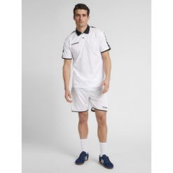 Polo Hummel hmlAUTHENTIC Functional. Białe koszulki polo męskie HUMMEL, l, bez wzorów, eleganckie, bez kołnierzyka, bez ramiączek. Za 68.00 zł.