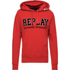 Replay Bluza z kapturem ruby red. Bluzy nierozpinane męskie marki Replay. Za 369.00 zł.