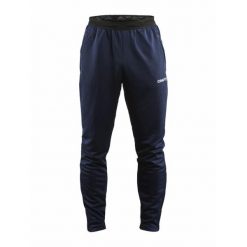 Spodnie treningowe męskie Craft Evolve. Niebieskie długie spodnie sportowe męskie Craft, bez wzorów, z dresówki, na fitness i siłownię. Za 215.00 zł.