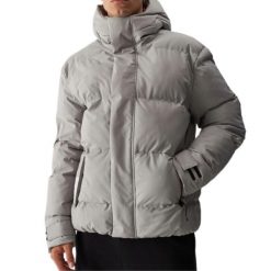 Kurtka męska 4F. Szare kurtki męskie 4f, m, bez wzorów, bez ramiączek, bez kaptura. Za 508.99 zł.