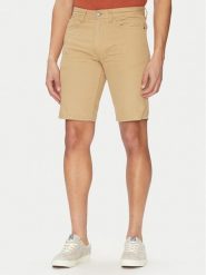 Blend Szorty jeansowe 20718128 Beżowy Regular Fit. Brązowe szorty męskie Blend, bez wzorów, z bawełny. Za 89.99 zł.