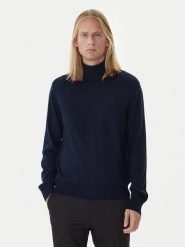 Calvin Klein Golf LV04LD317G Niebieski Regular Fit. Niebieskie kardigany męskie Calvin Klein, m, bez wzorów, z wełny, bez ramiączek. Za 499.99 zł.