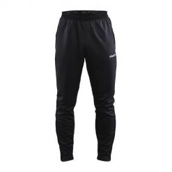 Spodnie treningowe męskie Craft Evolve Pant. Czarne długie spodnie sportowe męskie Craft, bez wzorów, z dresówki, na fitness i siłownię. Za 215.00 zł.