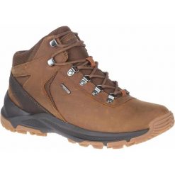 Buty Trekkingowe Męskie Merrell Erie Mid LTR Waterproof. Brązowe buty trekkingowe męskie Merrell, bez wzorów, bez zapięcia, trekkingowe. W wyprzedaży za 545.40 zł.