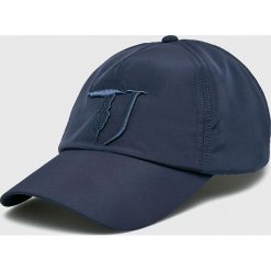 Trussardi Jeans - Czapka. Szare czapki męskie TRUSSARDI JEANS, z jeansu. Za 169.90 zł.