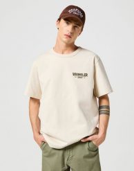 WRANGLER MĘSKA CZAPKA Z DASZKIEM WRANGLER LOGO CAP MOLE 112356874. Czapki męskie Wrangler, bez wzorów. Za 89.99 zł.
