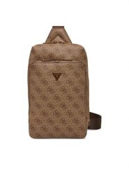 Guess Saszetka HMMILO P5226 Beżowy. Brązowe saszetki męskie Guess, z aplikacjami, z tworzywa sztucznego. Za 249.99 zł.