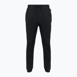 Spodnie męskie Napapijri M-Iaato. Czarne spodnie na co dzień męskie Napapijri, bez wzorów, z dresówki, casualowe. Za 319.99 zł.