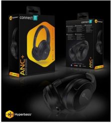 Słuchawki Connect IT Hyperbass Anc Czarny (HHP3020BK). Czarne słuchawki bluetooth Connect It. Za 186.93 zł.