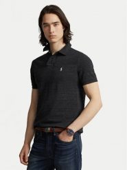 Polo Ralph Lauren Polo Classics 710536856031 Szary Slim Fit. Szare koszulki polo męskie Polo Ralph Lauren, m, bez wzorów, z bawełny, bez kołnierzyka, bez ramiączek. Za 309.99 zł.