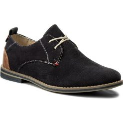 Półbuty LANETTI - M17SS086-2 Granatowy. Codzienne półbuty męskie marki Lanetti. Za 119.99 zł.