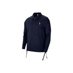 Kurtka uniwersalna męska Nike Nba Team 31 Coach Courtside College. Czarne kurtki męskie Nike, m, bez wzorów, z syntetyku, bez kaptura, do biegania. Za 679.00 zł.