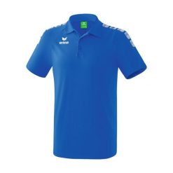 Polo 5-C Erima Essential. Niebieskie koszulki polo męskie Erima, m, bez wzorów, z bawełny, eleganckie, bez kołnierzyka, bez ramiączek. Za 134.85 zł.