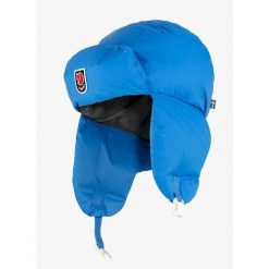 Czapka zimowa Fjallraven Expedition Down Heater. Niebieskie czapki męskie Fjällräven, na zimę, bez wzorów, sportowe. Za 361.99 zł.