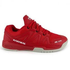 Buty do squasha i badmintona męskie Karakal KF Prolite Court. Czerwone buty sportowe na co dzień męskie KARAKAL, m, bez wzorów, z materiału, bez ramiączek, bez kaptura, trekkingowe. Za 629.00 zł.