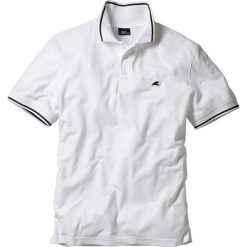 Shirt polo bonprix biały. Koszulki polo męskie marki bonprix. Za 37.99 zł.