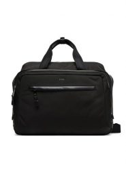 BOSS Torba na laptopa Highway 50548008 Czarny. Czarne torby na laptopa męskie Boss, bez wzorów, z materiału. Za 1,529.00 zł.