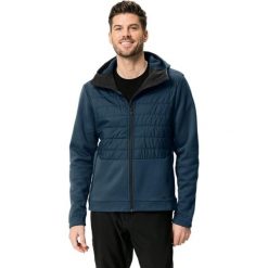Kurtka rowerowa męska Vaude Comyou Fleece. Niebieskie kurtki męskie Vaude, m, bez wzorów, bez ramiączek, bez kaptura. W wyprzedaży za 291.00 zł.