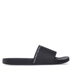 Klapki Calvin Klein. Czarne klapki i japonki męskie Calvin Klein, bez wzorów. Za 139.99 zł.