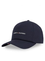 Tommy Hilfiger Czapka z daszkiem Th Foundation Soft 6 Panel Cap AM0AM13162 Granatowy. Niebieskie czapki męskie Tommy Hilfiger, bez wzorów, z bawełny. Za 99.99 zł.