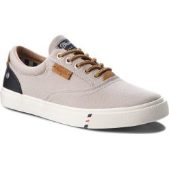 Tenisówki WRANGLER - Icon Board WM181021 Lt. Grey 54. Szare trampki męskie Wrangler, z gumy, klasyczne. W wyprzedaży za 159.00 zł.