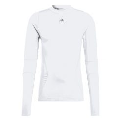Koszulka męska adidas Techfit COLD.RDY Long Sleeve. Białe koszulki męskie z długim rękawem ADIDAS, m, bez wzorów, sportowe, bez kołnierzyka, bez ramiączek. Za 169.00 zł.