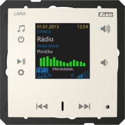 Radio ELKO EP Radio internetowe LARA-R/MF kość słoniowa, design LOGUS90, EFAPEL, ELKOEP, iNELS. Białe radia ELKO EP. Za 872.00 zł.