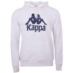 Bluza sportowa męska Kappa Taino. Białe bluzy nierozpinane męskie Kappa, l, bez wzorów, sportowe, bez ramiączek, bez kaptura. Za 99.99 zł.